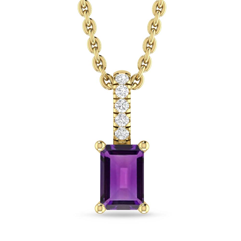 Yellow Gold - Amethyst