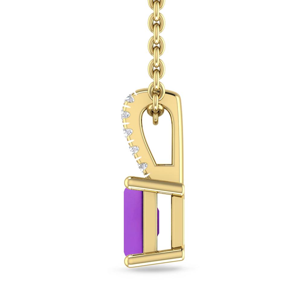 Yellow Gold - Amethyst