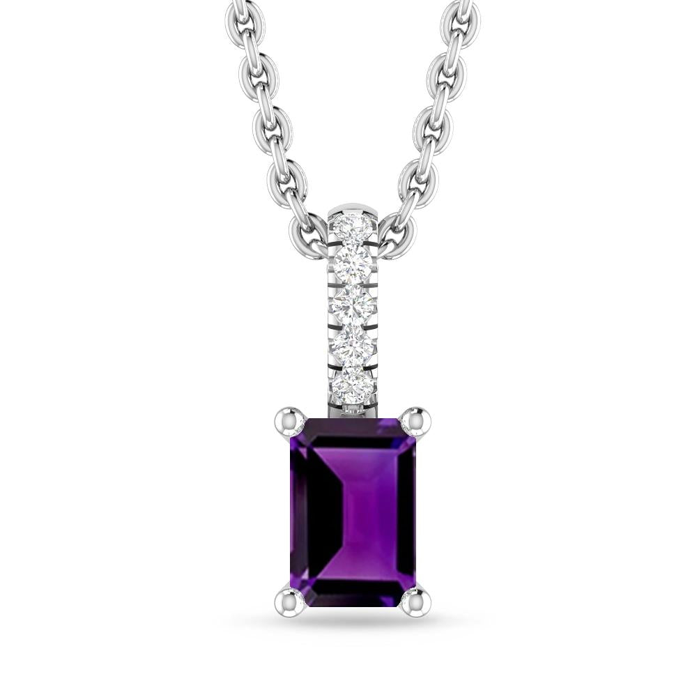 White Gold - Amethyst