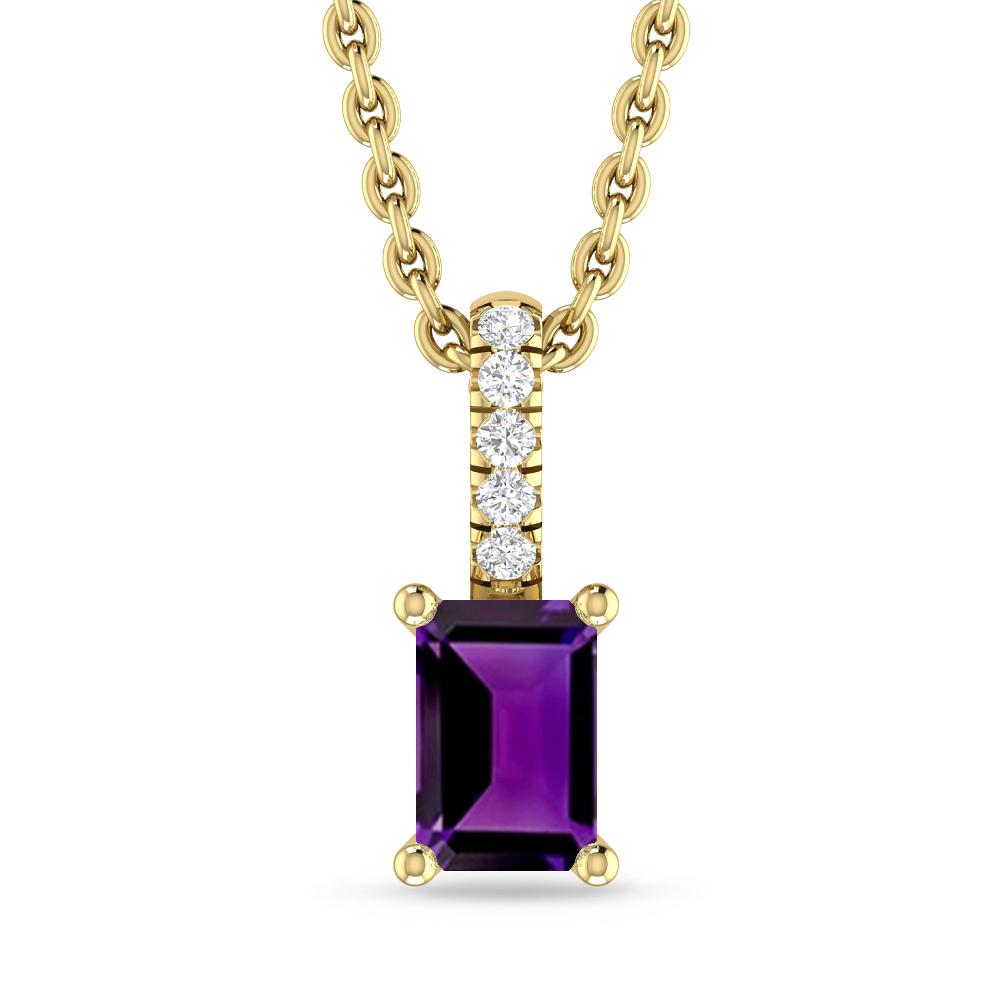 Yellow Gold - Amethyst