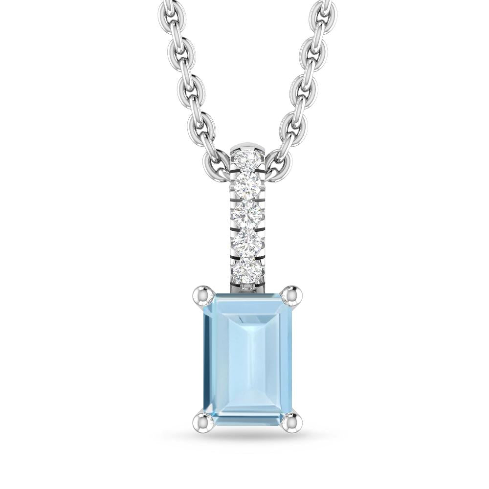 White Gold - Aquamarine