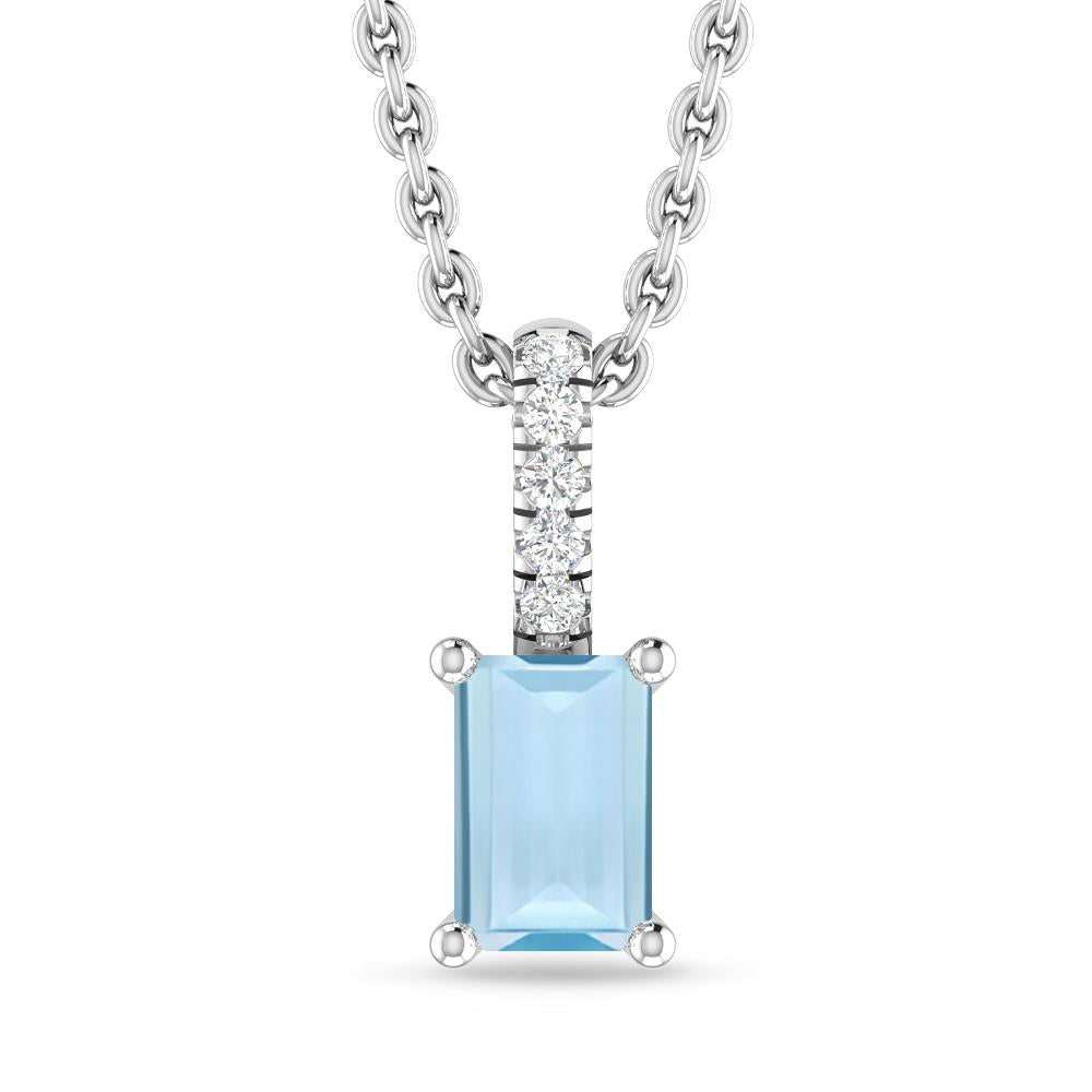 White Gold - Aquamarine