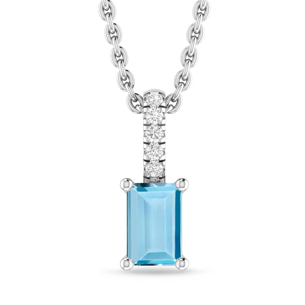 White Gold - Aquamarine