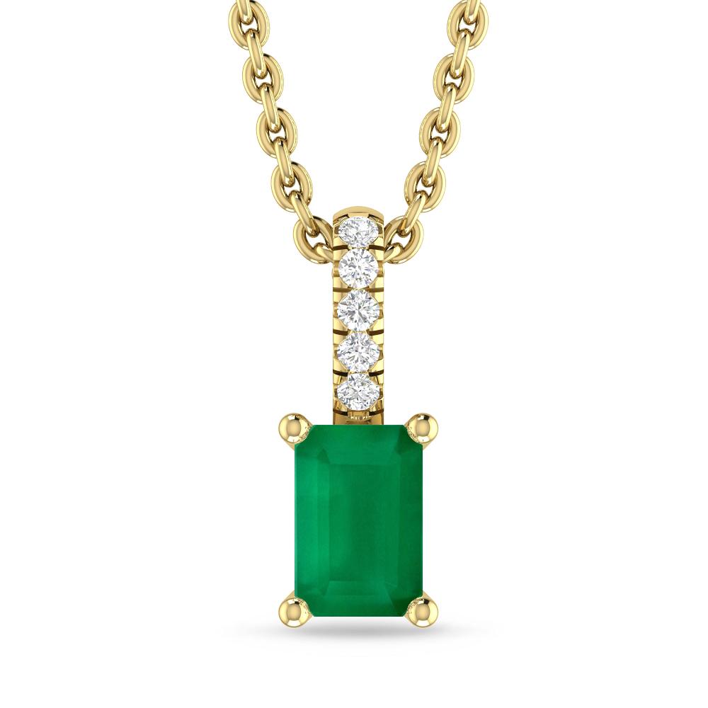 Yellow Gold - Emerald