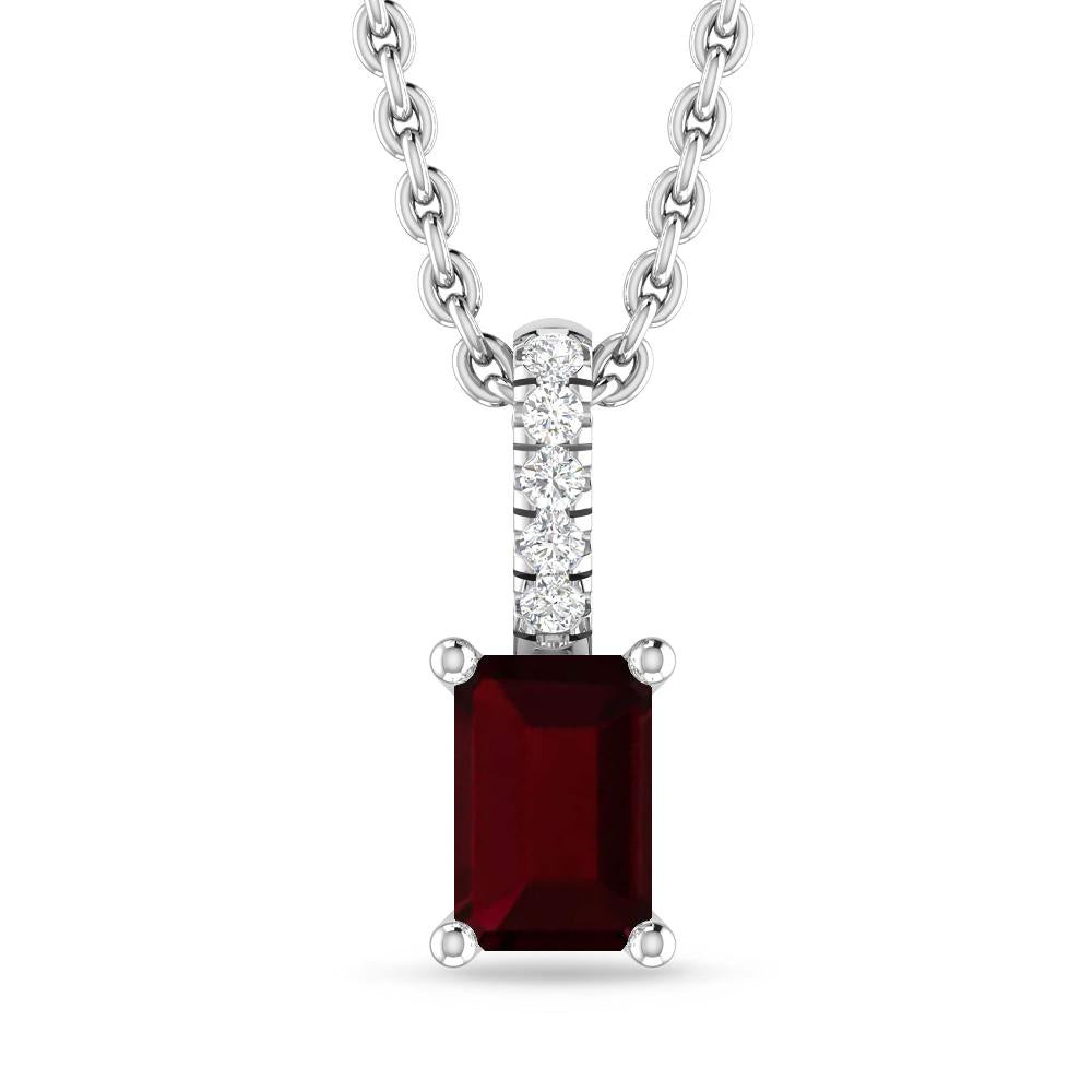 White Gold - Garnet