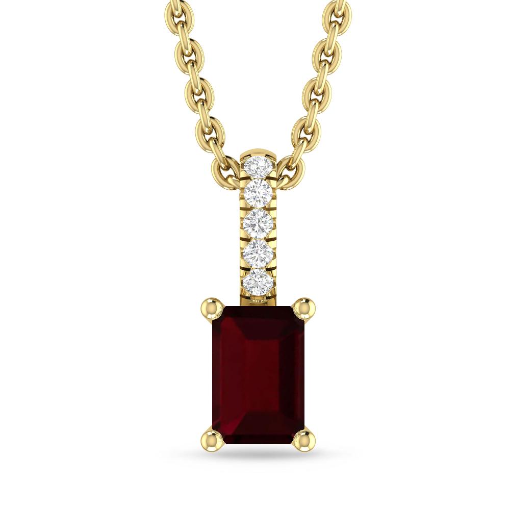 Yellow Gold - Garnet