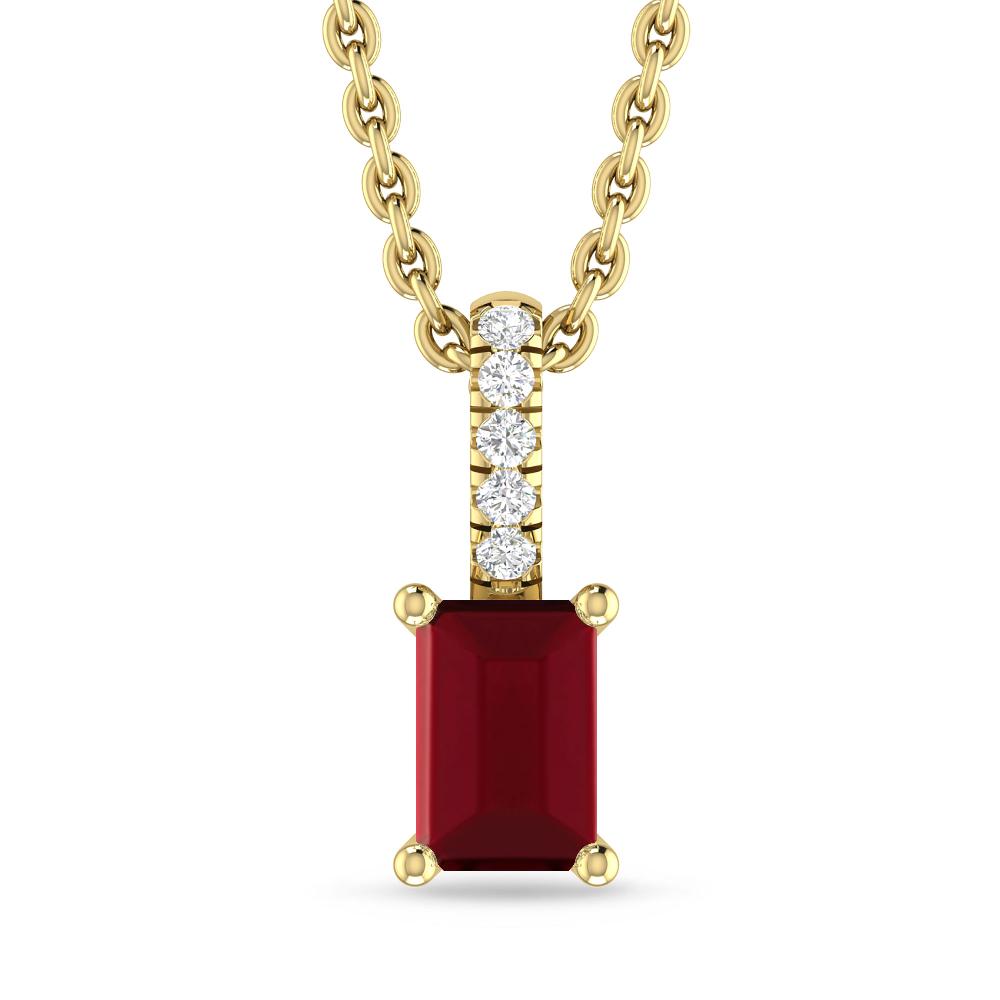 Yellow Gold - Garnet