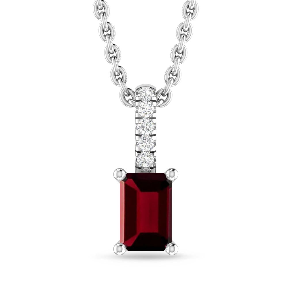 White Gold - Garnet