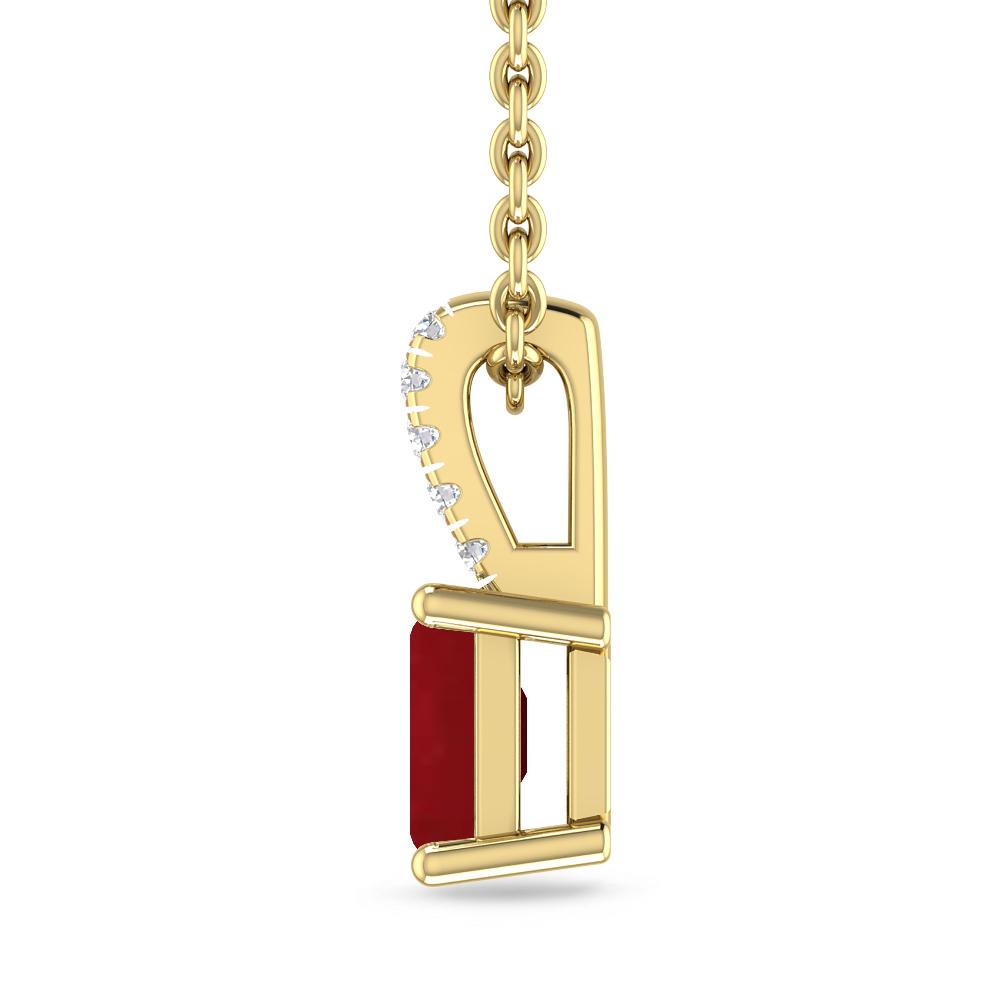 Yellow Gold - Garnet