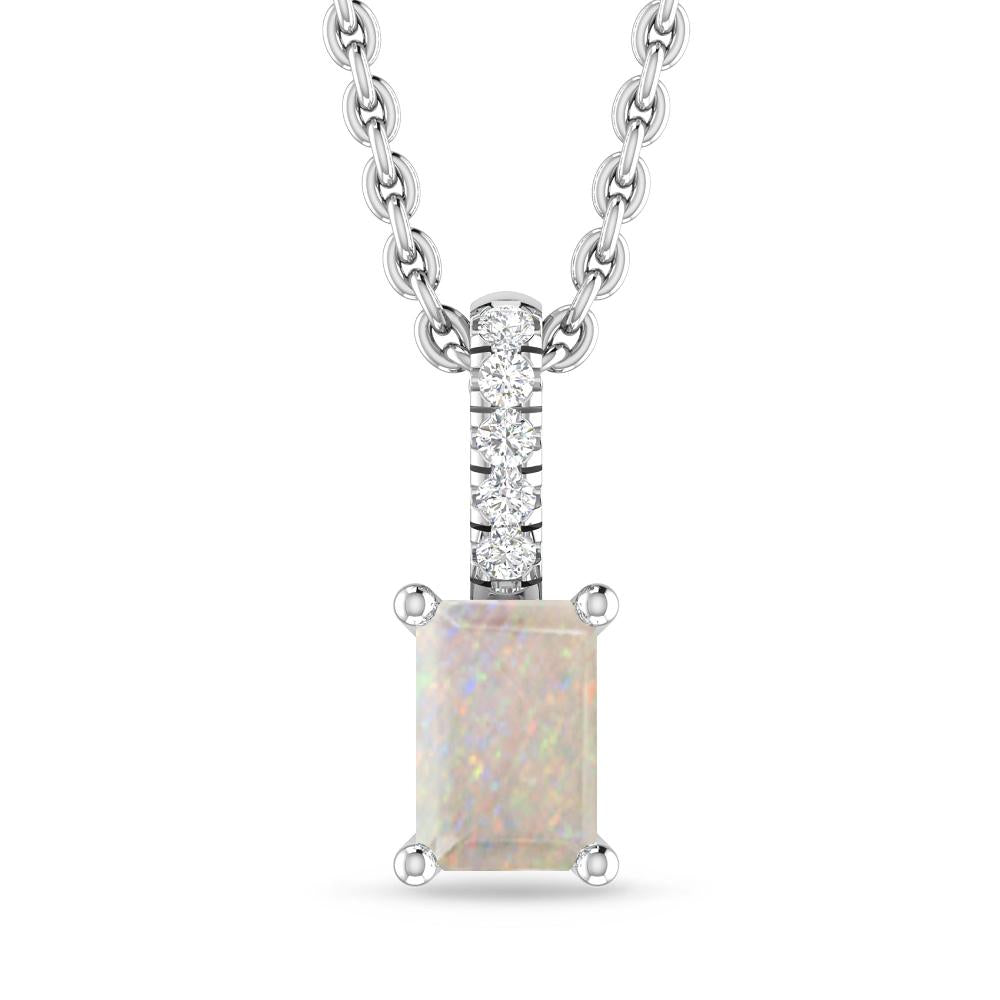 White Gold - Opal