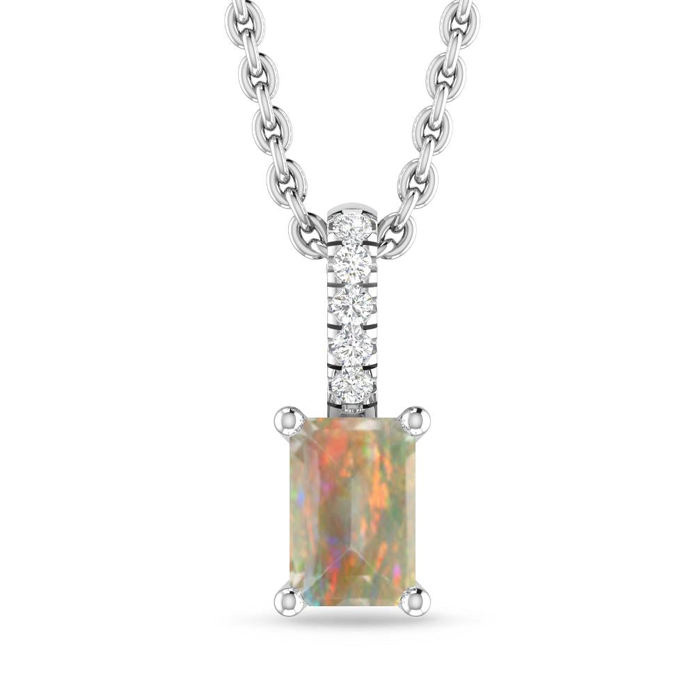 White Gold - Opal