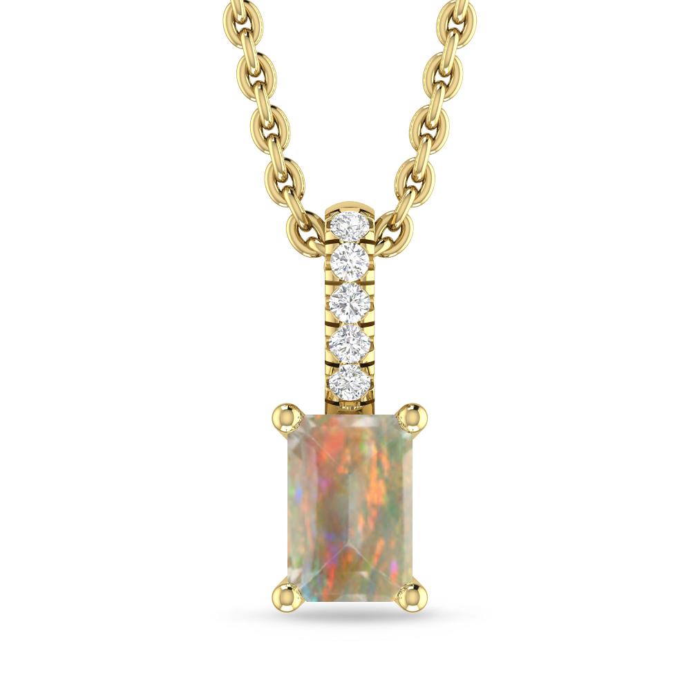 Yellow Gold - Opal