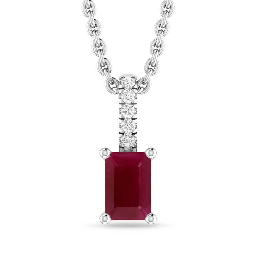 White Gold - Ruby