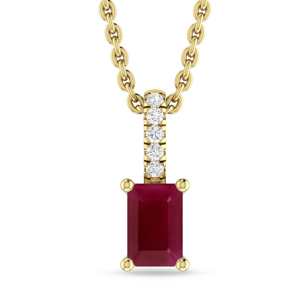 Yellow Gold - Ruby