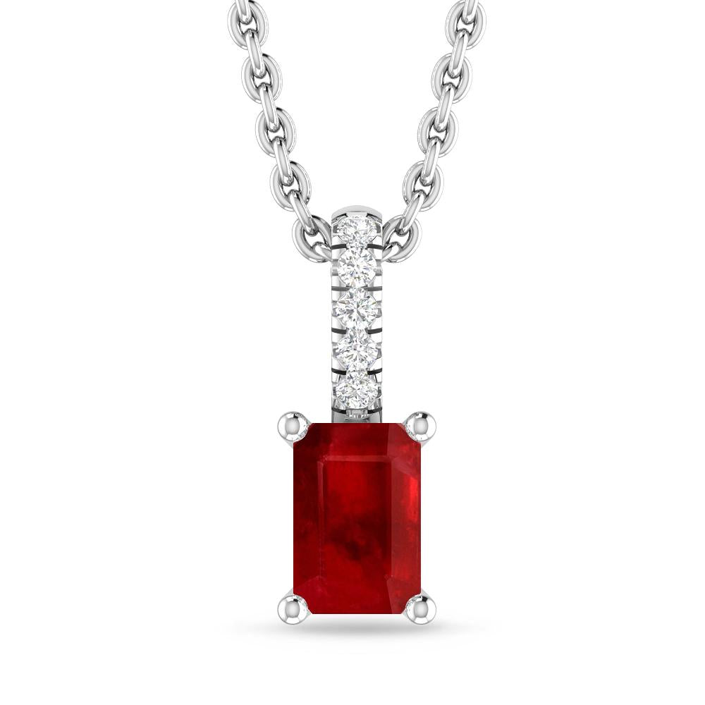 White Gold - Ruby