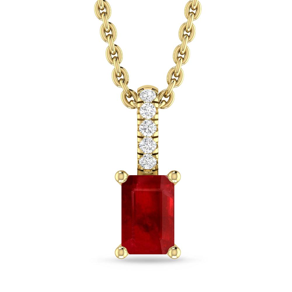 Yellow Gold - Ruby