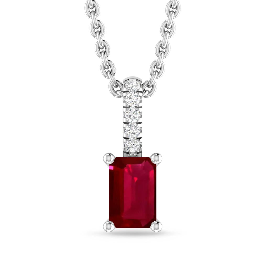 White Gold - Ruby