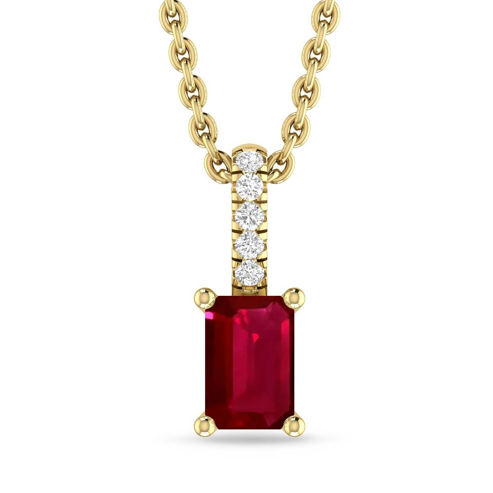 Yellow Gold - Ruby