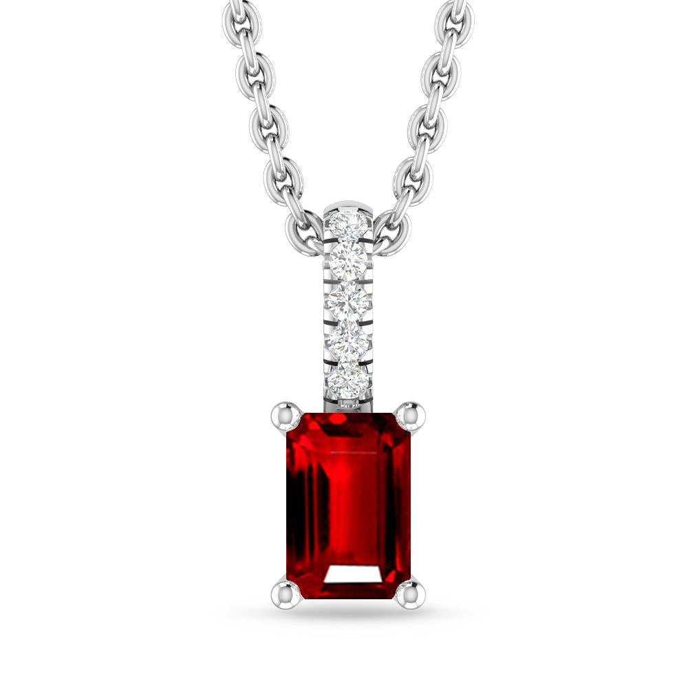 White Gold - Ruby