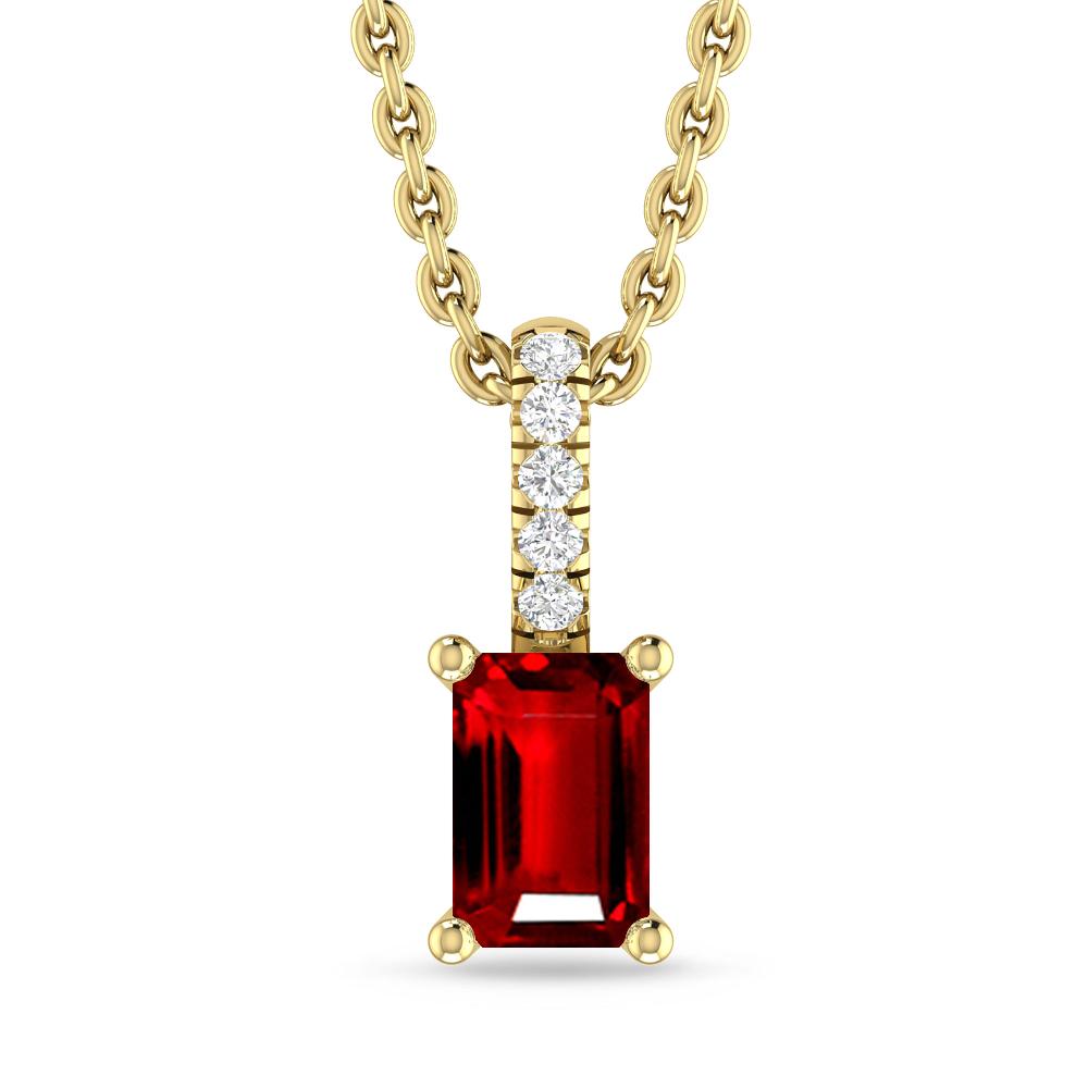 Yellow Gold - Ruby