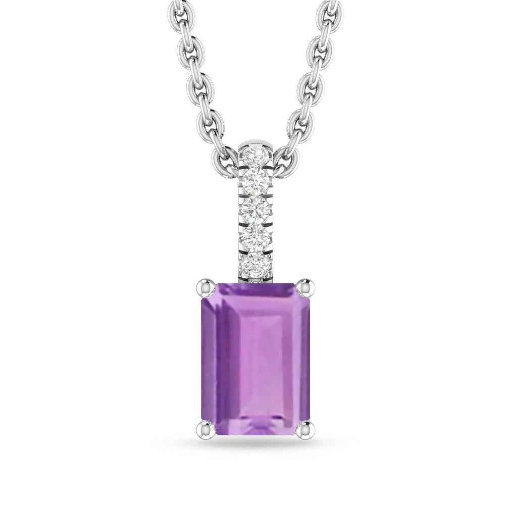 White Gold - Amethyst