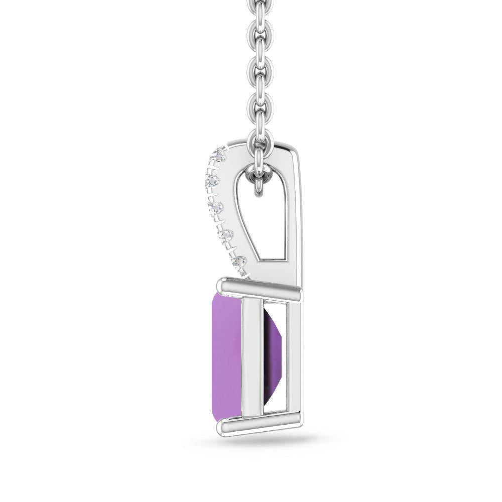 White Gold - Amethyst