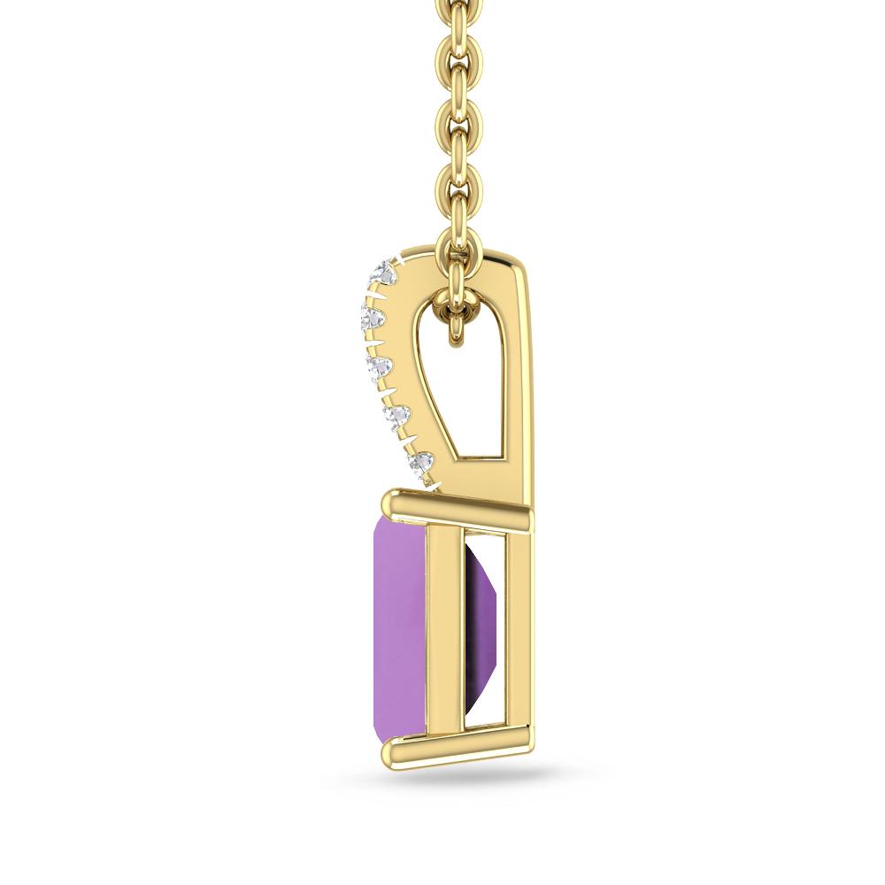 Yellow Gold - Amethyst