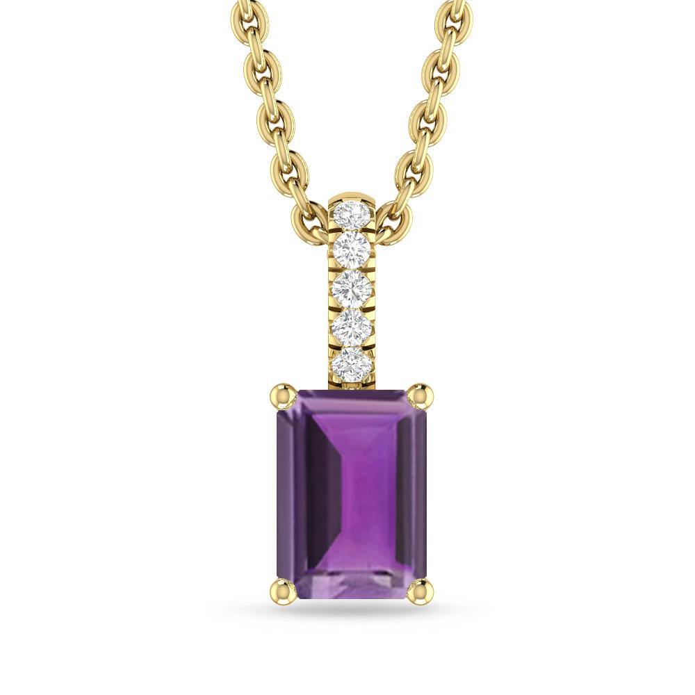 Yellow Gold - Amethyst