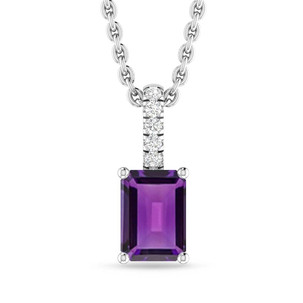 White Gold - Amethyst