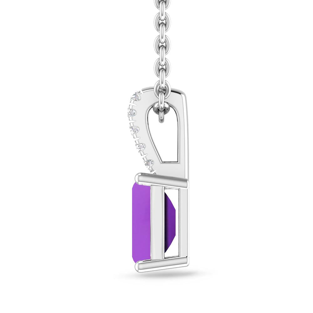 White Gold - Amethyst