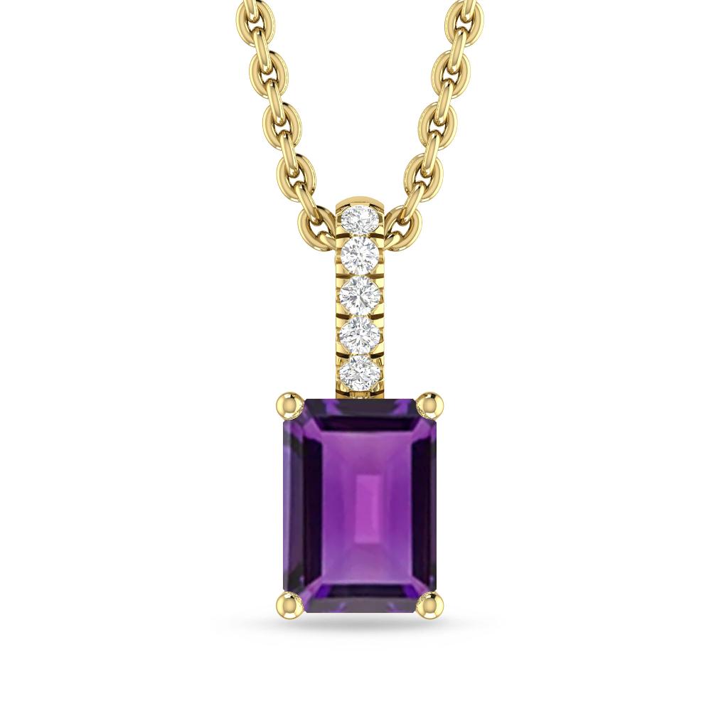 Yellow Gold - Amethyst