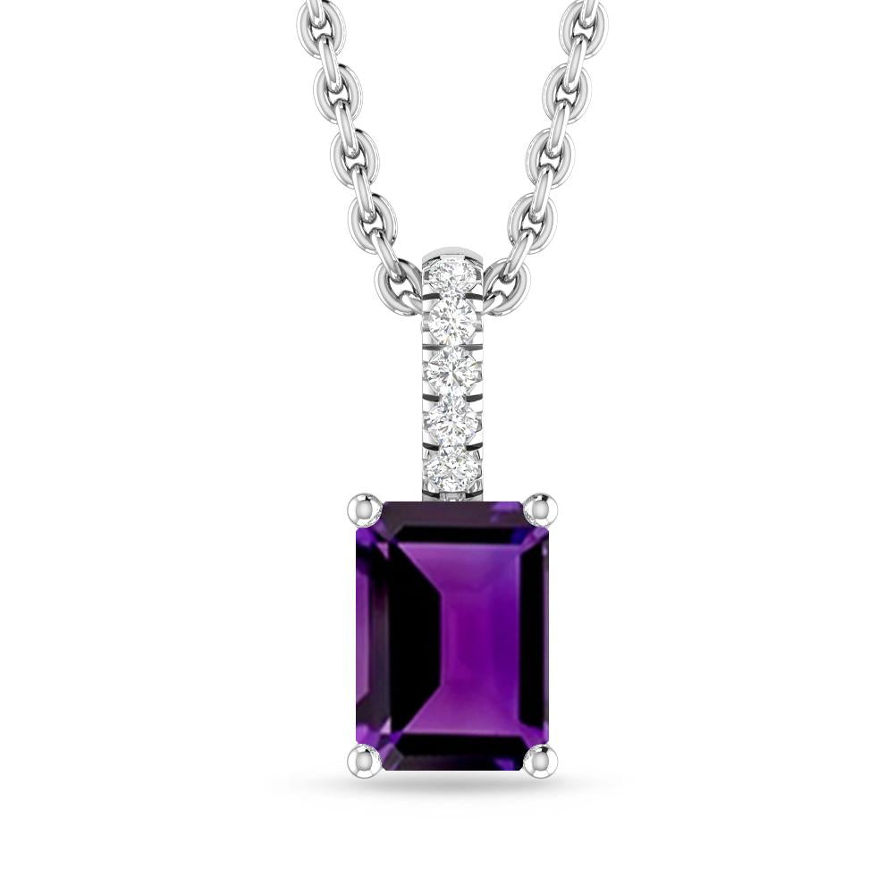 White Gold - Amethyst