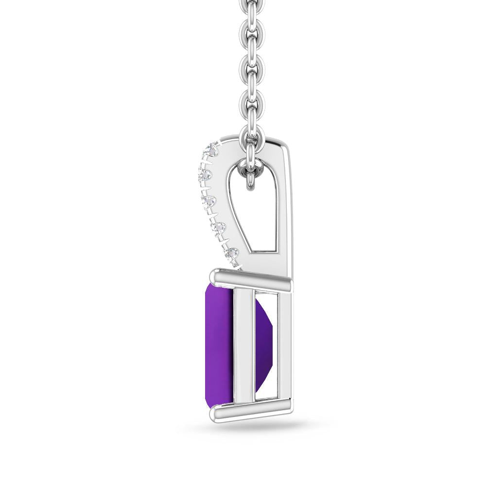 White Gold - Amethyst