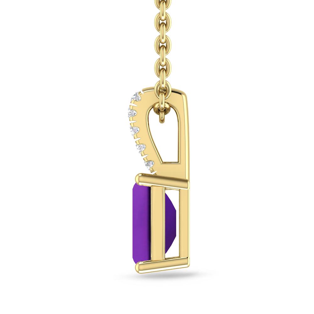 Yellow Gold - Amethyst