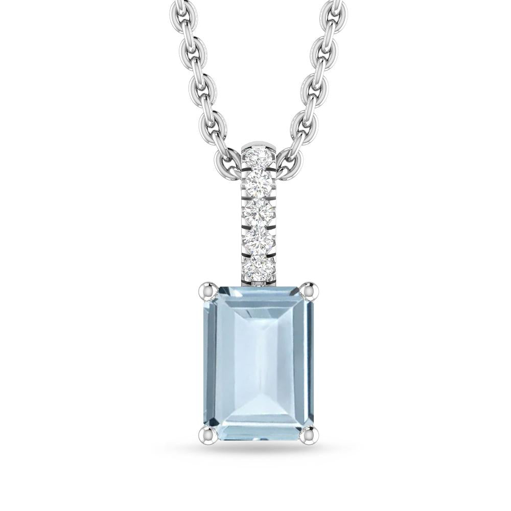 White Gold - Aquamarine