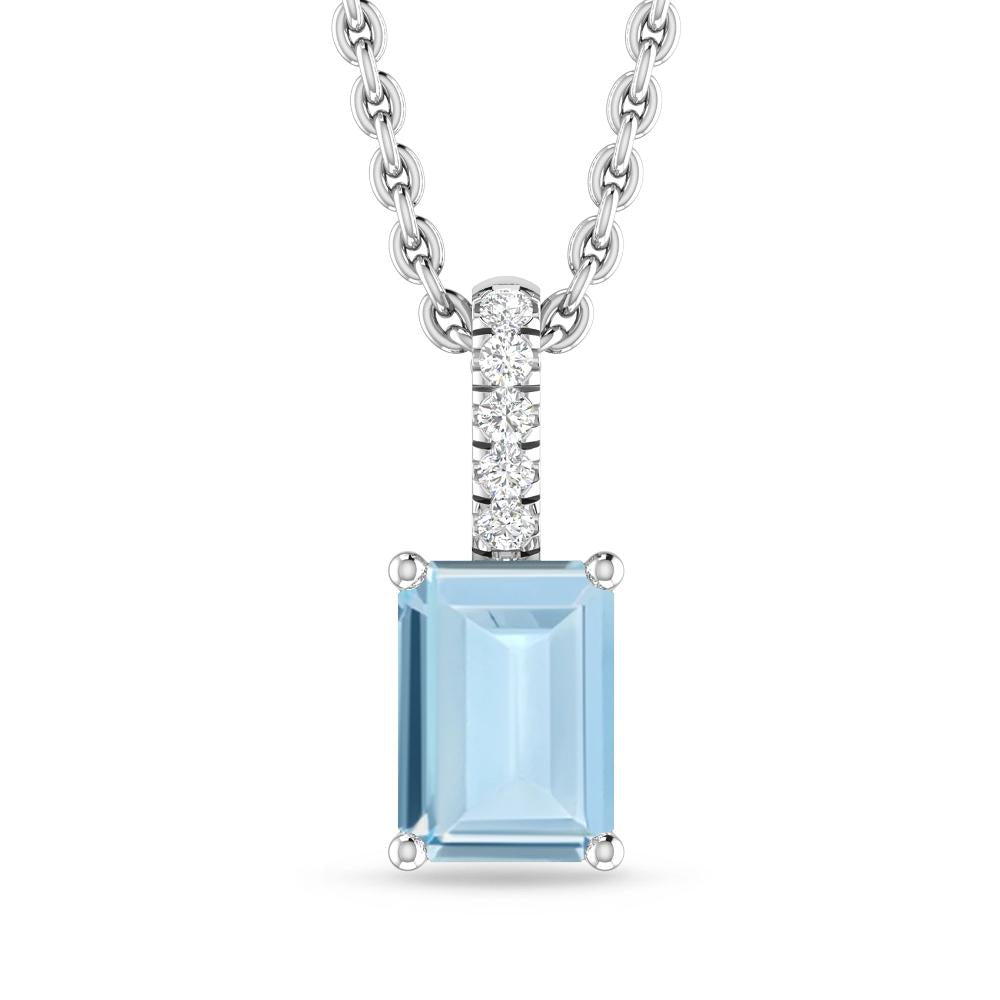 White Gold - Aquamarine