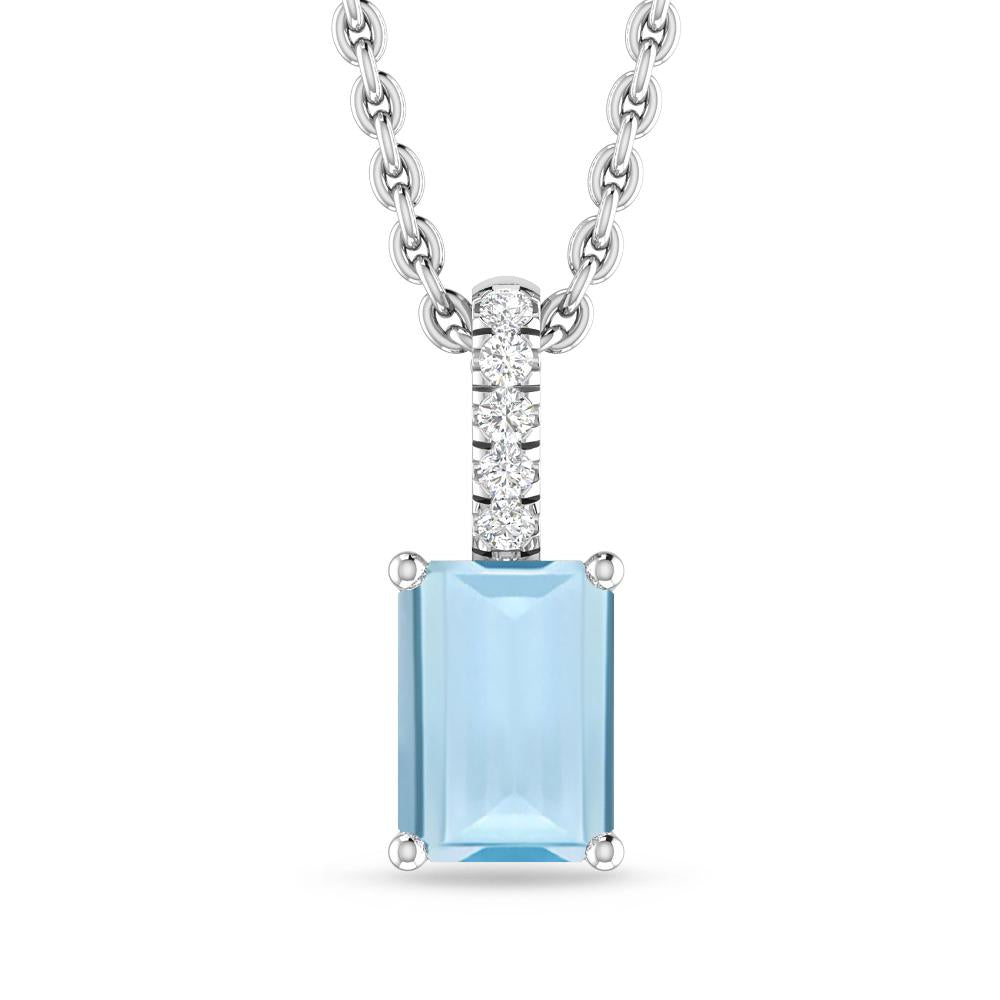 White Gold - Aquamarine