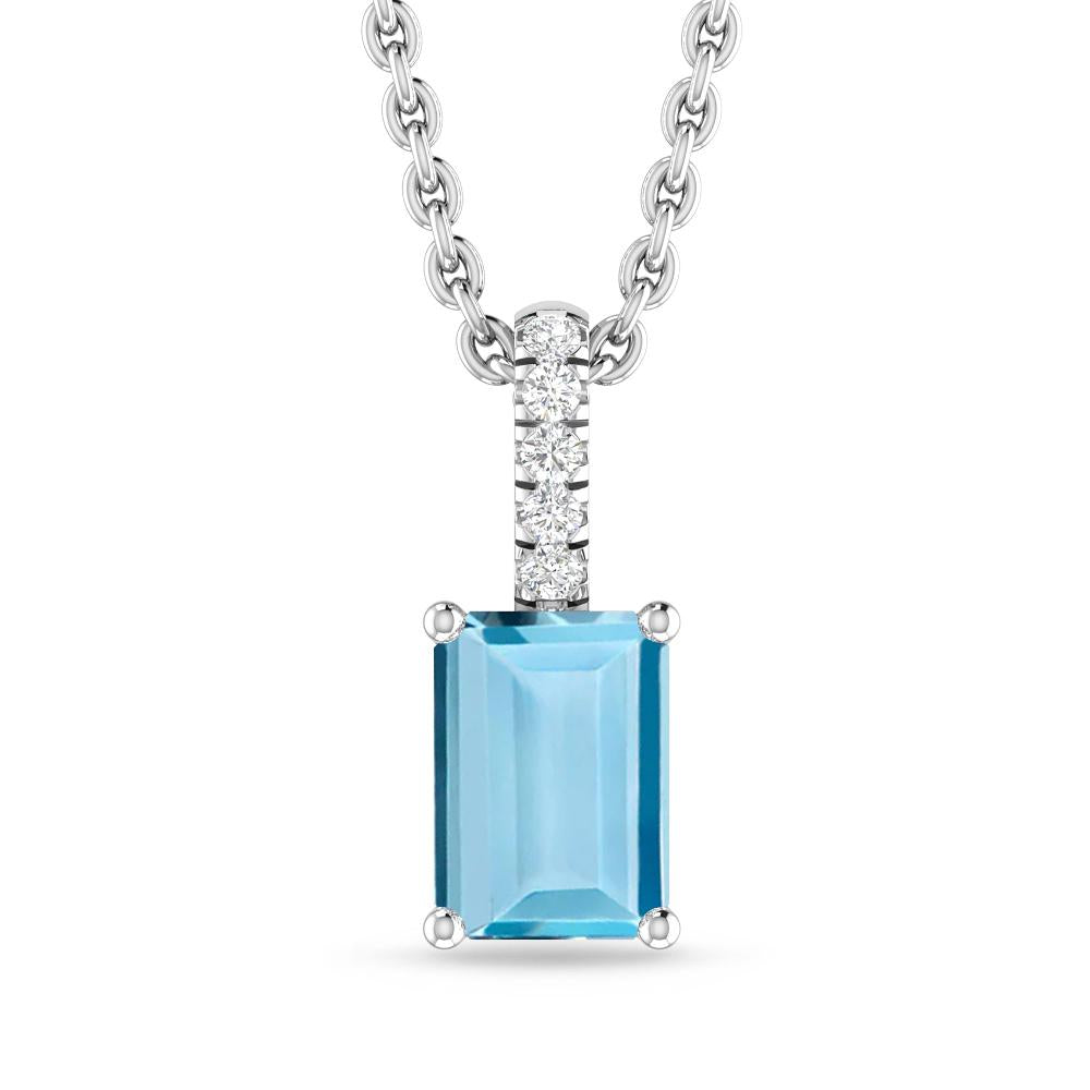 White Gold - Aquamarine