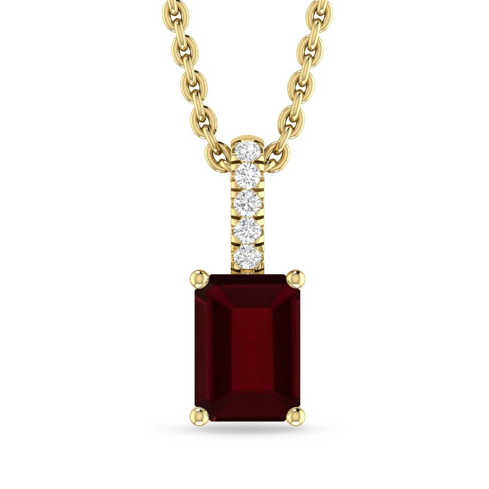 Yellow Gold - Garnet