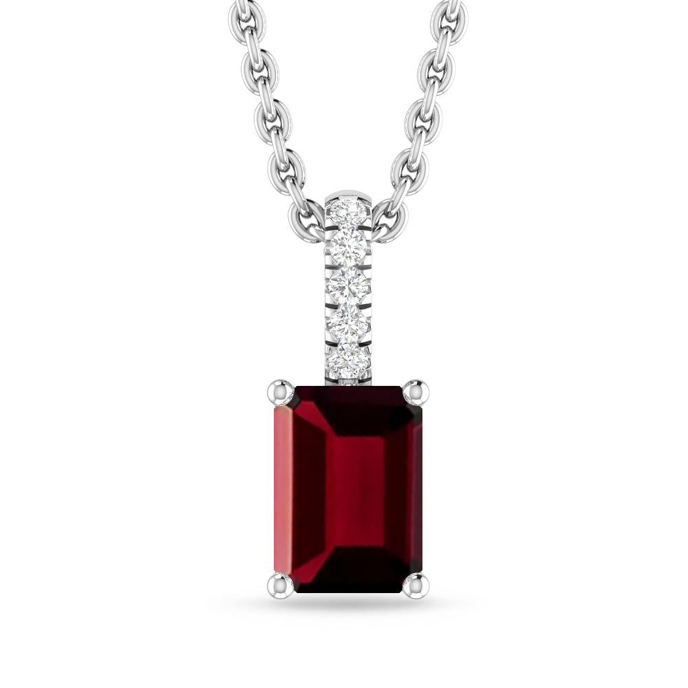 White Gold - Garnet