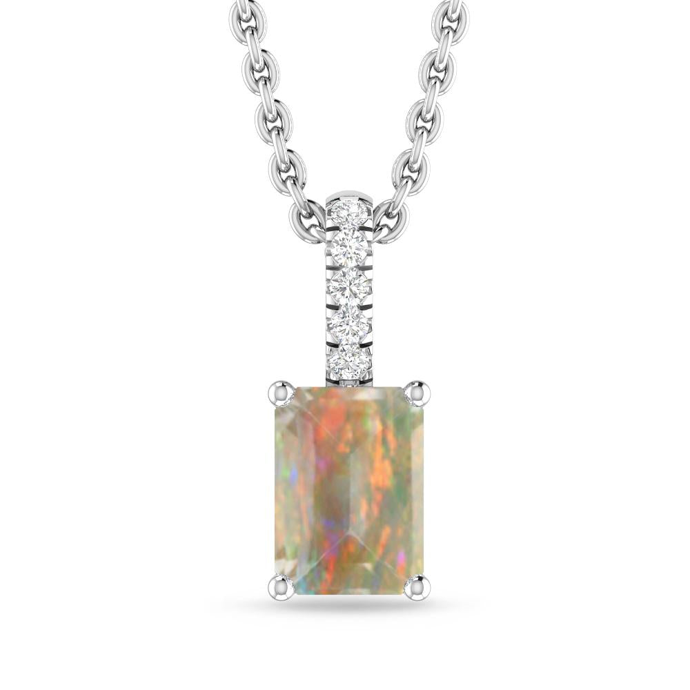 White Gold - Opal