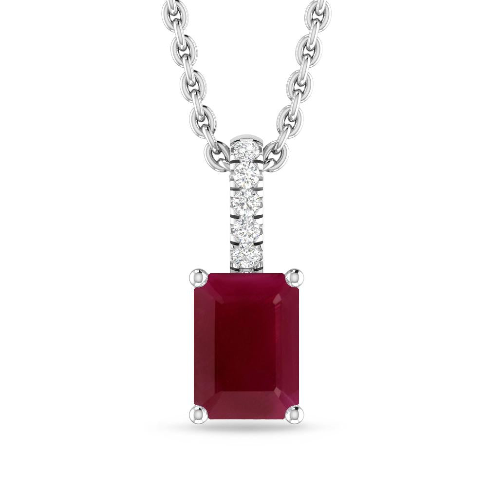 White Gold - Ruby