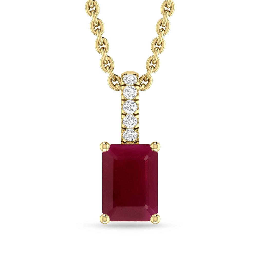 Yellow Gold - Ruby