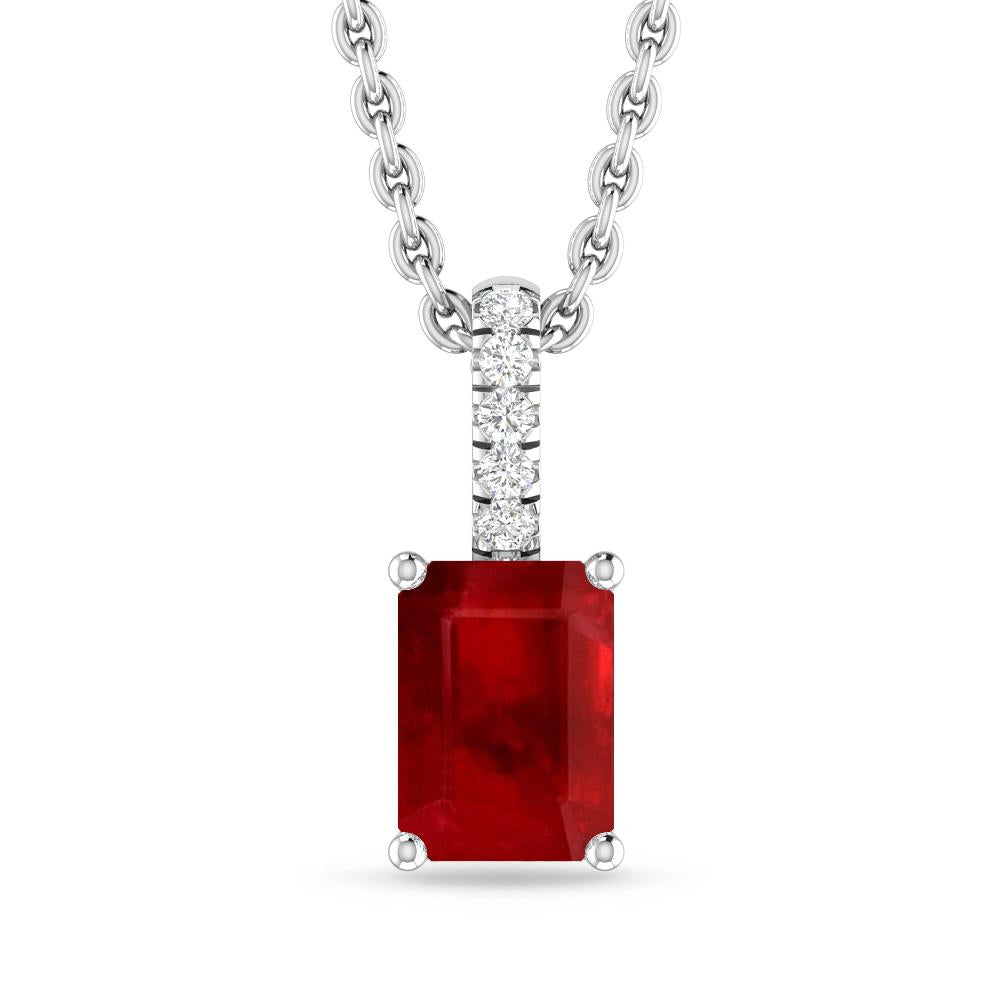 White Gold - Ruby