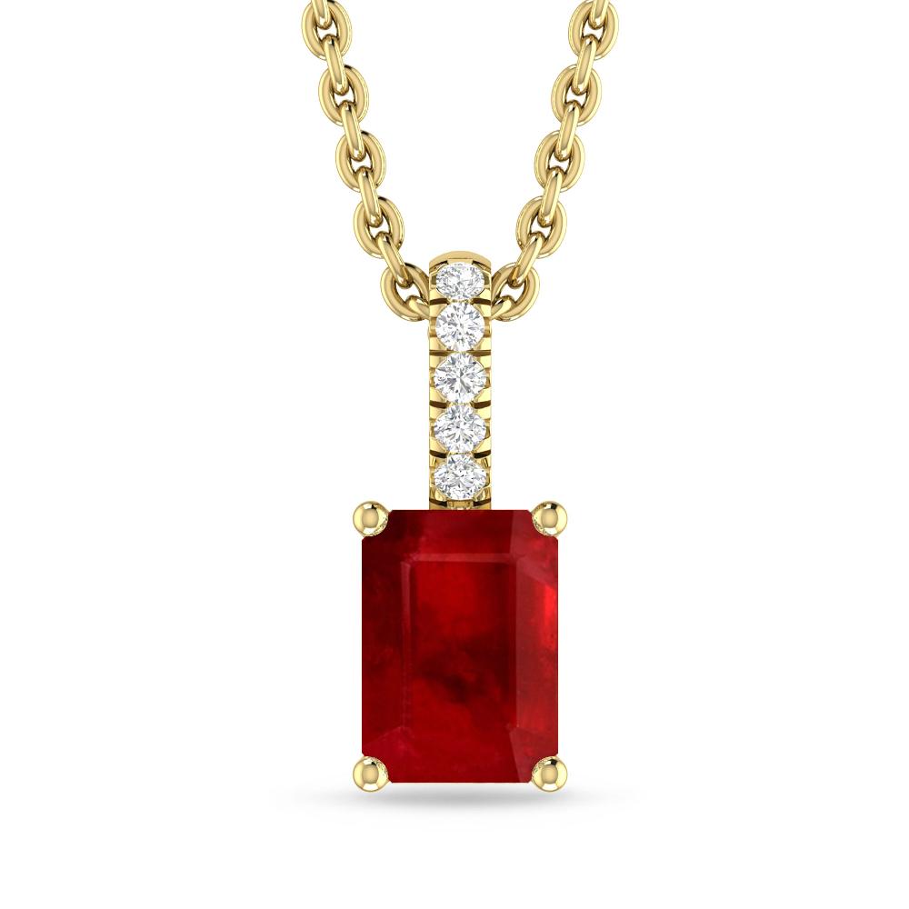 Yellow Gold - Ruby