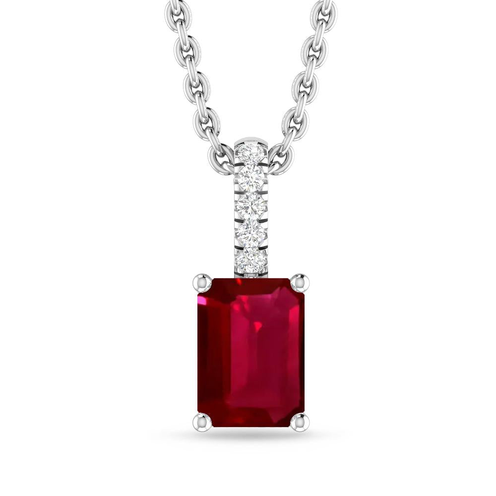 White Gold - Ruby