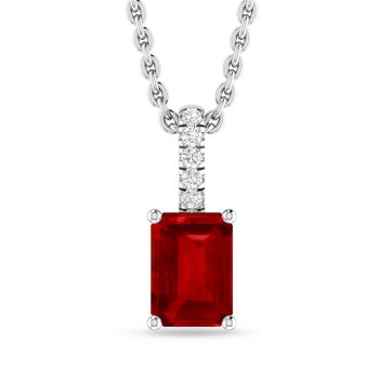 White Gold - Ruby