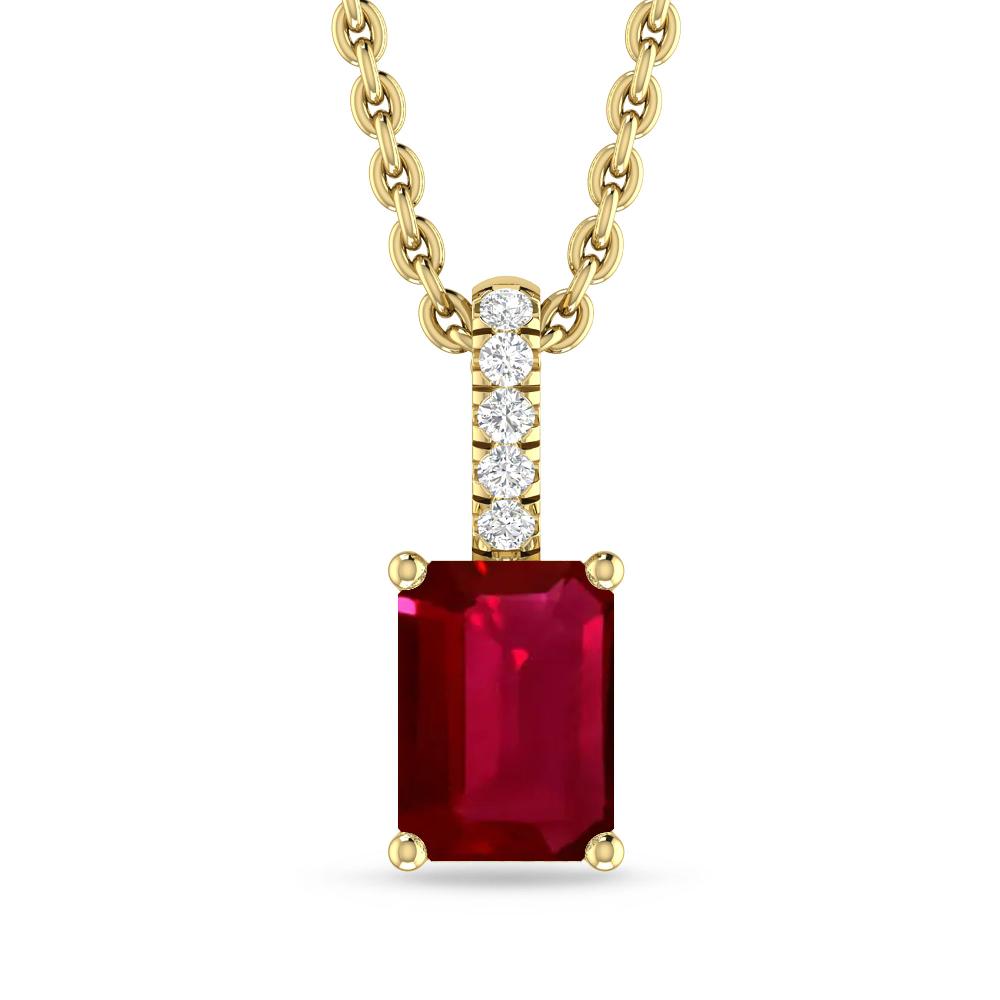 Yellow Gold - Ruby