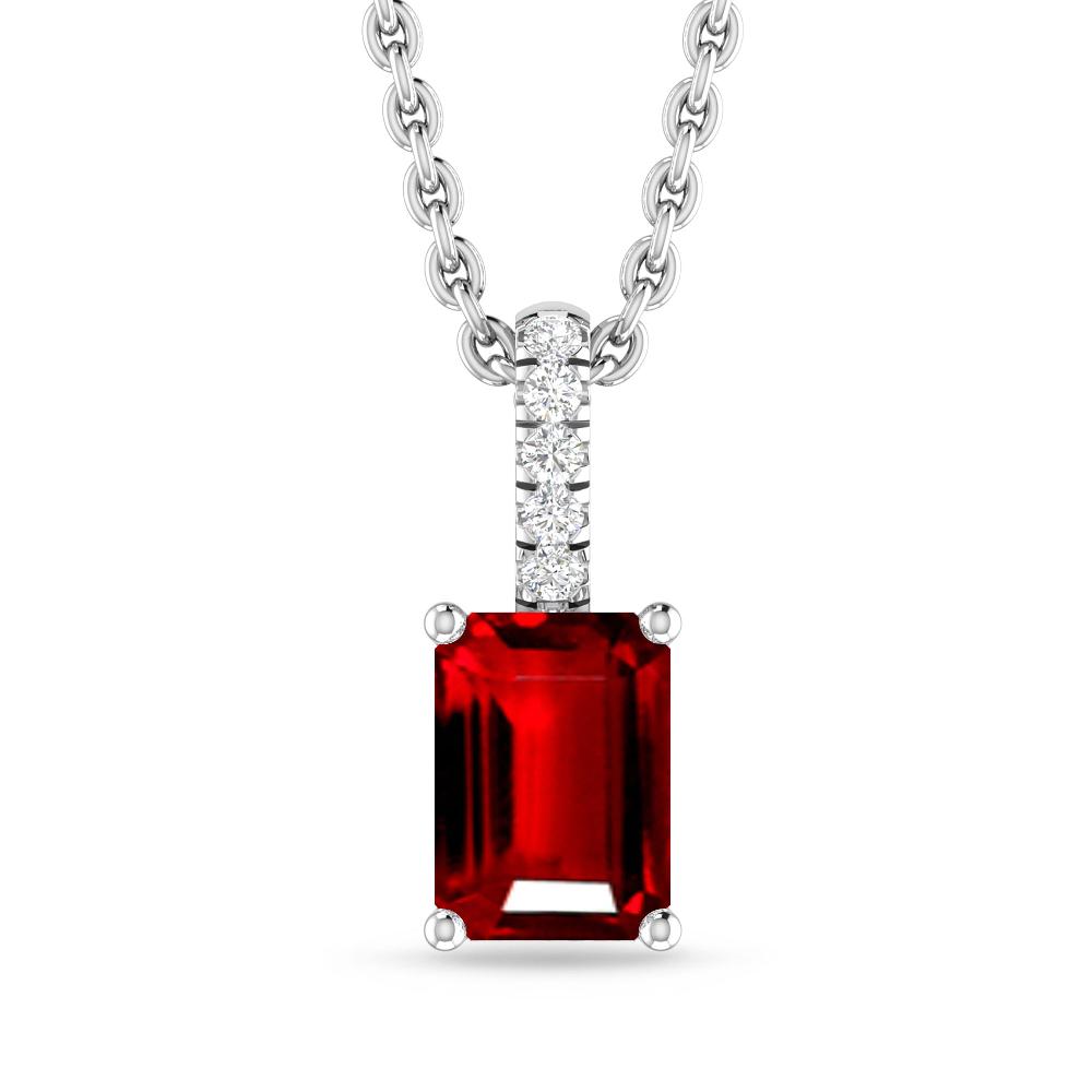 White Gold - Ruby