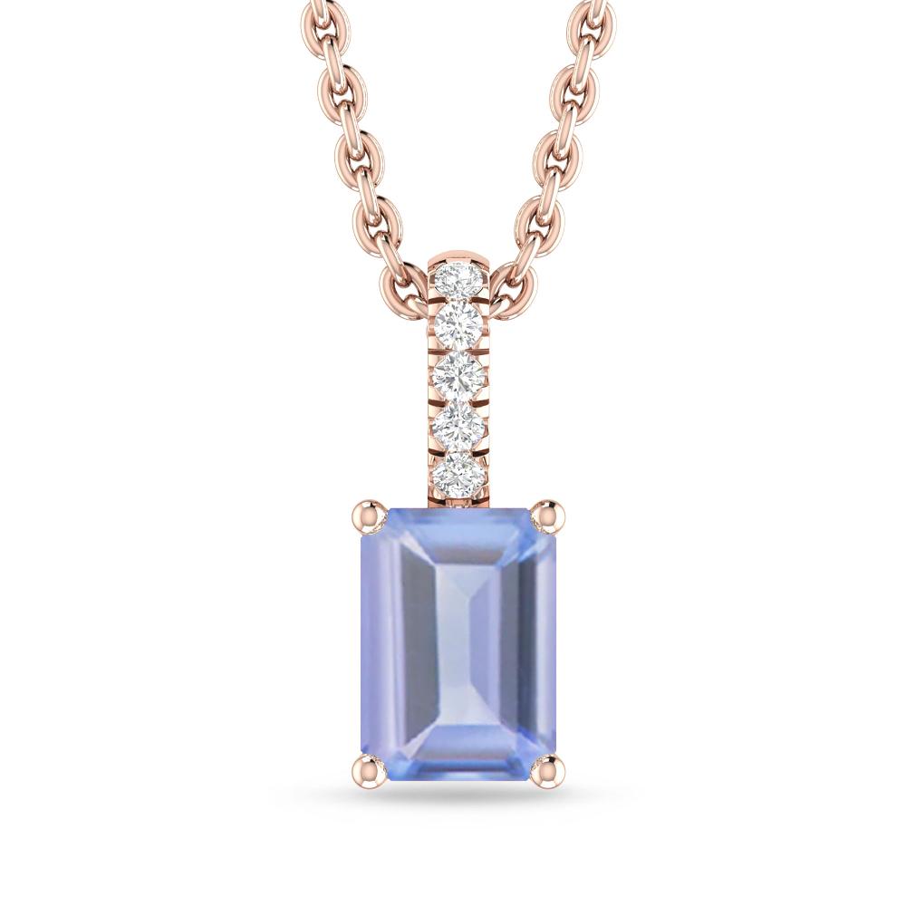 Rose Gold - Tanzanite